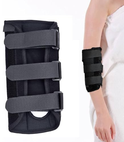Codera, férula transpirable para el codo Inmovilizador de la manga de protección del codo Herramienta de recuperación de la cirugía para la tendinitis Síndrome del túnel cubital