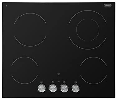 Piano Cottura Elettrico 4 Fuochi 60 cm Vetroceramica Nero PVC61FK