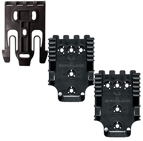 Safariland QLS-Kit 4 (1 x Gabel QLS19, 2 x Sicherheits-Aufnahmeplatte QLS22L) / schwarz