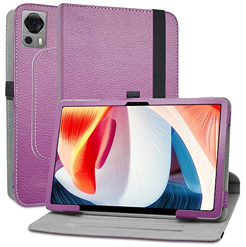 MAMA MOUTH Kompatibel mit DOOGEE T20 hülle,360° Drehbarer Stand Cover Premium Schutzhülle Tasche Etui mit Ständerfunktion Case für 10.4 DOOGEE T20 / DOOGEE T20S(Not fit DOOGEE T20 Mini),Violett