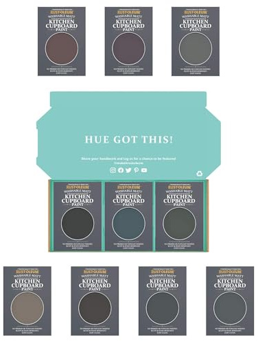 Rust-Oleum Kitchen Cupboard Paint in Matt Finish – Moody Darks Tester Box