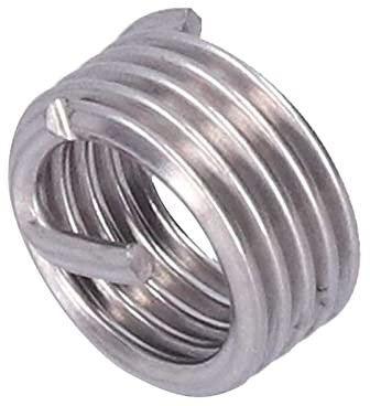 Drahtgewinde, Schraubenschutz, 20 Stück M12 x 1,75 Edelstahl-Spiralgewindeeinsatz, Drahtschraubenbuchsen-Spiralgewinde-Reparatursatz, M12 x 1,75 x 1 D (Farbe: wie abgebildet, Größe: M12 x 1,75 x 2 D)