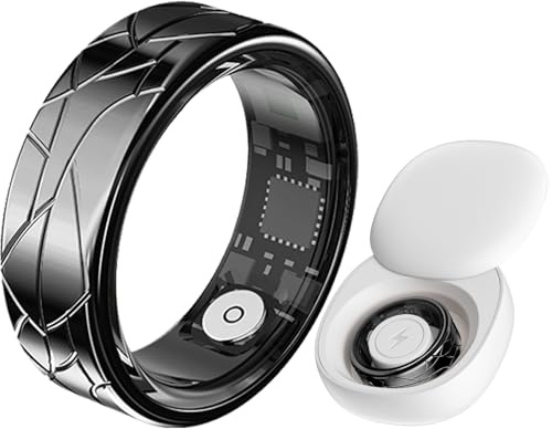 findtime Smart Ring Smartringe für Herren Damen Fitnessring Schrittzähler Schlaf Ring Herzfrequenz Fitness Tracker Ring Kalorien Health Sport Smart Ring Android iOS Gesundheitsring Pulsmesser