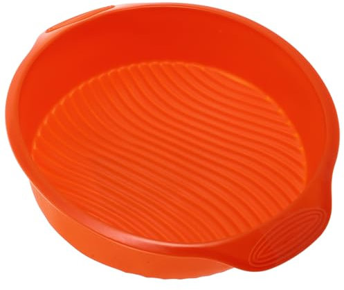 PRETYZOOM Per Muffin in Silicone Pirottini Rotondi Per Alimenti Antiaderenti Con Motivo A Fondo Per Torta Al Formaggio E Gelatina