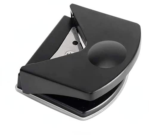 Generic Corner Rounder - Perfectly Round Corners & Semicircles - Black ABS Plastic - Minimalist Style
