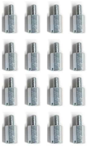 Kado Wall Mount Spacer Adapter Set for Desktop/Portable Monitor, 16pcs M4x14mm Hex Stainless Steel Standoff Spacer Screw Nut Bolt Motherboard Prototyping Accessories for PCB, Computer & Circuit Board