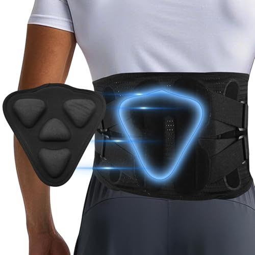 SKXZK Back Support Belt Back Brace for Lower Lumbar Pain Relief for Men and Women Medical Grade Orthopaedic Waist Compression for Sciatica Nerve, Scoliosis, Disc or Lifting at Work