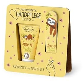 Handpflege Handcreme Nagelfeile Naturkosmetik 30 ml (Liter: 198,33 €) (Lass es dir gut ... - Gelb - 1196771, 30 ml - 12 cm)