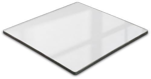 Glasplatte Gehärtetes 8mm Glas Scheibe Bodenplatte Glasscheibe Terry 40x40cm Funkenschutz