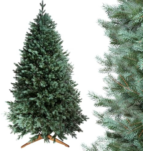 Evergreen Tree® Künstlicher Weihnachtsbaum 210 cm - Naturgetreue 100% Spritzguss Weihnachtsbaum, Made in EU - Tannenbaum Künstlich Artificial Christmas Tree