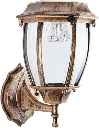 Lumo Europeo retrò Nostalgia Solare Esterna Impermeabile Parete Esterno Lampada Porte Americana Luce da Giardino, soffitto di Illuminazione a Sospensione