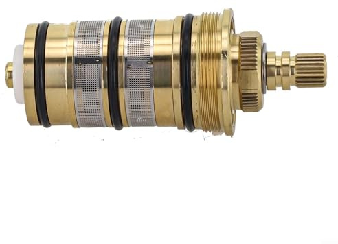 Lawnoval Cartouche thermostatique de rechange pour mitigeur de douche, plage de 20 à 48 °C avec arrêt de sécurité de 38 °C, pour plomberie chaude et froide