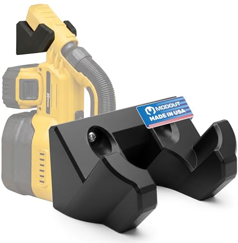 Support mural pour aspirateur portable DeWalt DCV517 – Porte-outils à installation rapide – Support de rangement pour aspirateur à main DeWalt 20 V – Fabriqué aux États-Unis