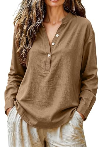 Generisk långärmad skjortblus med ståkrage enfärgad kontor fritidsblus – dam blusskjorta elegant – blusbody traditionell svart blus för begravning överdimensionerad vit blus/vita blusar mjuk bekväm