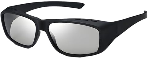 2 st 3D-glasögon, stor ram, passiva 3D-filmglasögon för teatrar, lätt harts, svart
