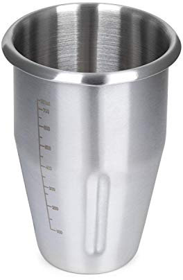 KLARSTEIN Kraftpaket Pro - Bicchiere in Acciaio Inox, Accessorio, Ricambio, Capacità: 1 Litro, Bicchiere per Miscelare, Acciaio Inox, Argento