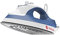 Singer SteamChoise 3.0 Blue/Wh Dampfbügeleisen Blau, Bianco 2600W