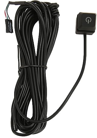 Bewinner Câble d'alimentation pour Interrupteur d'alimentation D'Ordinateur de Bureau, Câble D'extension de Bouton d'alimentation pour Ordinateur de Bureau, Démarrage à Distance Externe,
