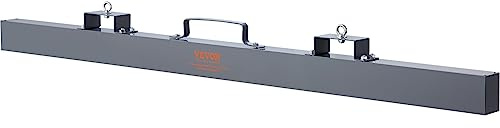 VEVOR Escoba Magnética Colgante para Carretilla Elevadora Fuerza Magnética de 47,6 kg Barredora Magnética 1830x77x200 mm Recogedor Magnético Antioxidante para Chatarra de Metal Taller Garaje Patio