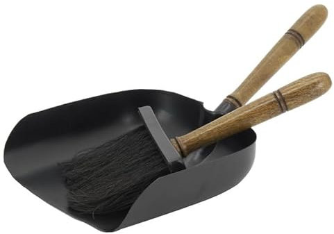 Set Pelle et balayette en métal et Bois