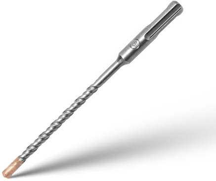 SDS Plus Professionell Hammerbohrer Betonbohrer mit 4 Hartmetall Schneiden Fliesenbohrer Metallbohrer Steinbohrer Betonbohrer Schlagbohrmaschine Bohren für Beton, Naturstein, Ziegelmauer 6mm x 160mm