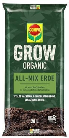 Grow Organic All-Mix Erde - Erde zum Anbau von Spezialkulturen Indoor & Outdoor - organisch