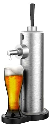 WYJRO A:Silver,Dispensador De Cerveza,Grifo Cerveza,Tirador Cerveza Grifo De Cerveza para Casa Dispensador De Cerveza,Modelo Recargable