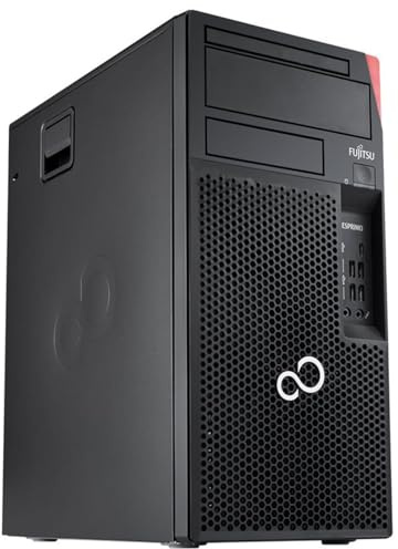 Fujitsu Esprimo P758 Torre PC de sobremesa (reacondicionado) | Procesador Core i5-8400, memoria RAM 16 GB, disco SSD 512 GB, Win 11 Pro