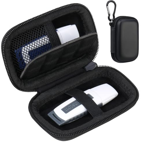 Lacdo USB-Flash-Laufwerk-Tasche, USB Hartschalentasche, USB Aufbewahrungstasche, Thumb Drive Hülle für San Disk/Samsung USB Flash Drive USB Case, Jump Drive Hülle, Elektronischer Organizer, Schwarz