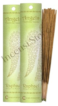 Raphael Incenso degli Angeli – Guarigione e Armonia – 2x10 Stick | Incenso Spirituale, Per Meditazione, Benessere Interiore e Viaggio, Naturale Artigianale