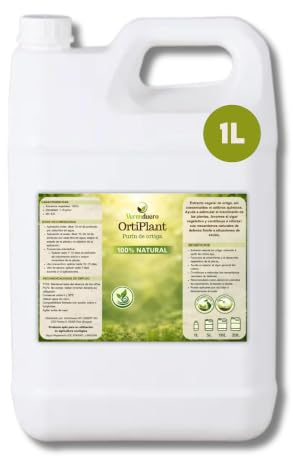 Purín de ortiga Vermiduero. Corrector de carencias, alto contenido en hierro – Corrector de Carencias, Alto Contenido en Hierro | Fortificante y Estimulante para Plantas | Vermiduero (1L)