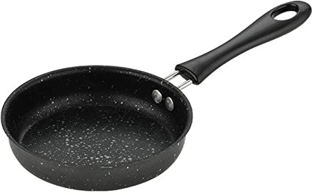 QUSYZD Casserole Poêle à Frire Petit Pot à œufs Poêle Mini Cuisson Poêles à omelettes Poêle à Frire antiadhésive en Acier Inoxydable Bâton à Frire Fonte Pots à Omelette Sauce Crêpière,