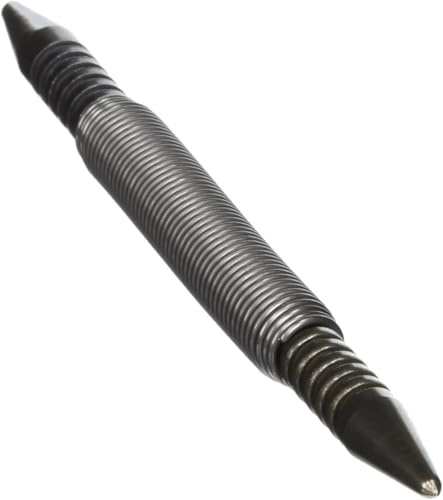 Spring Tools Professional Combination Center Punch & Nail Set Tool - 2/32 Nail Set - 3500 LBS Impact Force - Made in USA - Woodworking & Metal Marking Tool