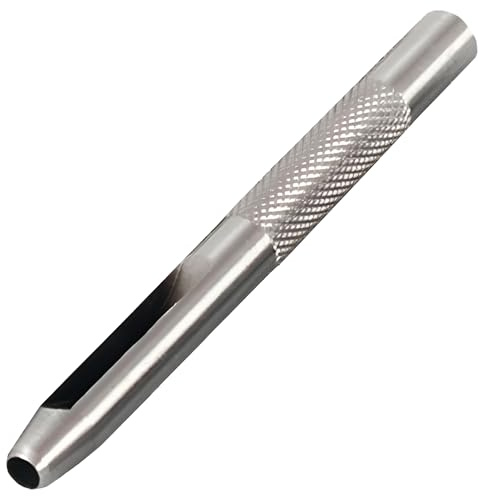 Weddecor Locheisen-Set für Lederwaren, Metallbleche, Schnittwerkzeug, stahl, 5 mm
