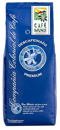 Entkoffeinierte Kaffeebohnen 1 kg natürlich 100% - Espresso Intensiver Geschmack von Origin Kolumbien und Brasilien.