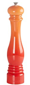 Le Creuset Classic Salzmühle, Groß, Robuster ABS-Kunststoff, Korrosionsbeständig, 518 g, Ofenrot, 96002800090000