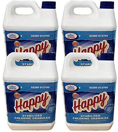 Happy Hot Tubs Quality Stabilised Chlorine Granules Hot Tub Spa Swimming Pool (20 kg)