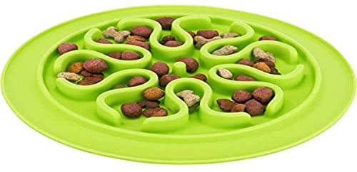 Trixie Tischset Slow Feed Durchmesser: 24 cm, Farbe: zufällig, für Hunde - TR-25035