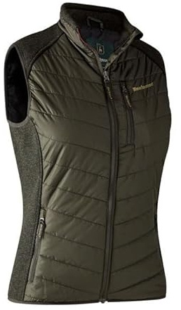 Deerhunter Lady Caroline gepolsterte Weste mit Strickholz