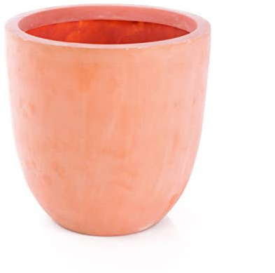 artplants.de Blumentopf AINA, crossdoor, Terracotta, 40cm, Ø40cm - Übertopf Deko