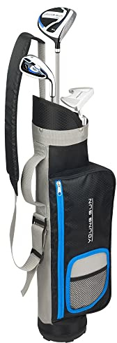 Young Gun ZAAP EAGLE BLUE Junior golf club Youth Left Hand Set & bag for kids, Left Hand, Ages 6-8