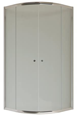 VBChome cabine de douche 90x90 chrome quart de cercle entrée d'angle paroi de douche porte coulissante cabine de douche verre de sécurité transparent cloison de douche moderne de haute qualité