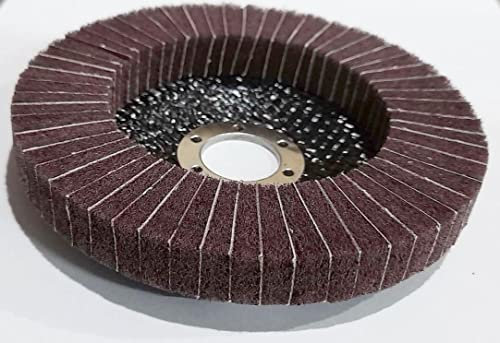 Lamellenscheibe für Satinbrenner Fächerscheiben ø 125 mm Braun Schleifscheiben Schleifmop Flap Disk für Winkelschleifer Schleifteller Schleifscheibe Rostentferner Reinigungsscheibe. Mengenrabatt (5)