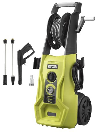 Ryobi RY170PWA - Idropulitrice a induzione senza spazzole da 2500 W, 170 bar, colore: verde