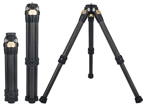 Universal Portable Stand Mount Holder Carbon Fiber Mini Tripod for insta360 X5 Insta 360 x4 X3 X2 X ONE RS for Gopro Go pro Hero 13 12 11 9 8 5 4 3 2 SJCAM SJ4000 Xiaomi Yi Accessories(Gold)