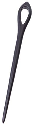 FRCOLOR Vintage Black Ebony Wood Chinese Hair Stick Ancient Style Hair Accessory for Women Girls Fork