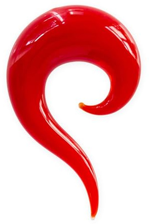 Fly Style Piercing Ohr Expander aus Glas - Dehnschnecke Dehnspirale Dehnungsschnecke Dehnsichel