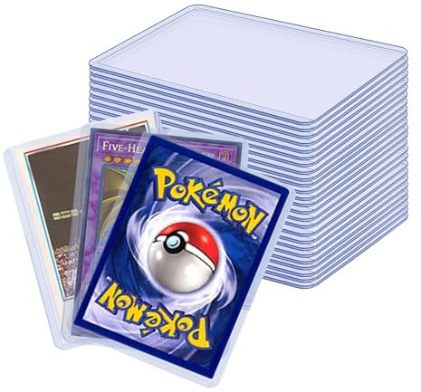 Top loaders Hard Card Sleeves, 35PT Hard Plastic Trading Card Protectors, 3 x 4 Baseball Card Protector, Topload Card Holder Case for Football Card, Sports Cards, MTG, Yugioh(25)