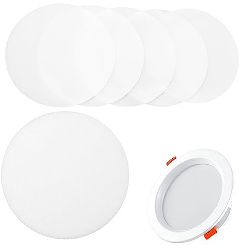 OFFSCH 18pcs Diffuser Lamp Replacement for Chandelier Shades Anti-Dazzling Downlight Lampshades for Ceiling Light Fixtures Easy to Install for Bedroom Living Room Decor