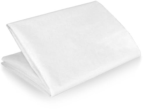 JJUNW 2 Meter Bügelvlies Stoff, Weiß Bügelvlies 1m breit Bügeleinlage Weiße Vliesstoff Einlagestoff Leichtes Einlagestoff zum Aufbügeln für Nähhandwerk Basteln Heimwerken Stickereien(30g/m²)